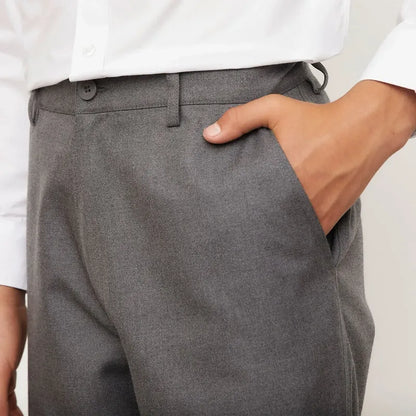 Pantalón Holley Escolar Niño Gris Lisa 16