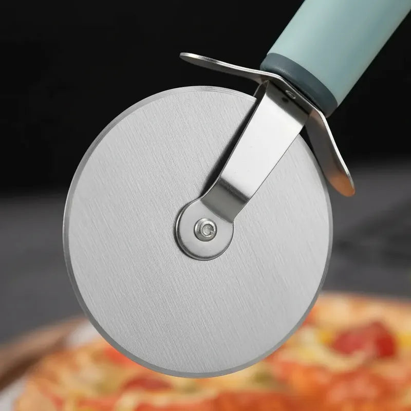 Cortador De Pizza Acero Inoxidable Verde Menta