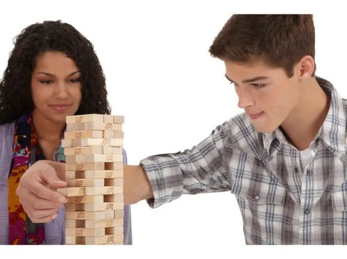 Juego De Mesa Jenga Clásico: Apila Bloques En Torre