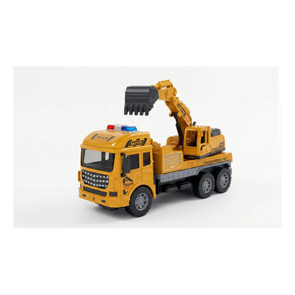 Juguete Camion Excavadora A Control Remoto Amarillo Camion Excavadora
