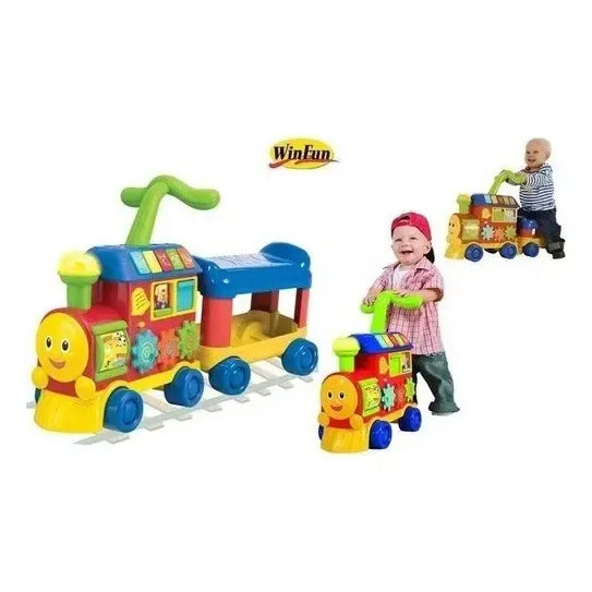 Win Fun Caminador Tren Didactico Con Sonido Jeg 0803-34 Multicolor