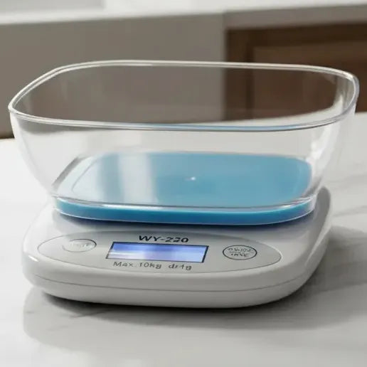 Balanza Digital De Cocina Genérico Precisa Y Compacta Blanco 5 Kg