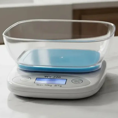 Balanza Digital De Cocina Genérico Precisa Y Compacta Blanco 5 Kg