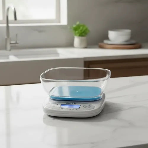 Balanza Digital De Cocina Genérico Precisa Y Compacta Blanco 5 Kg