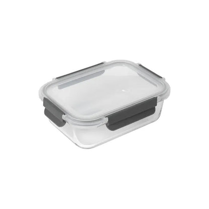 Set 2 Tupper Hermético Vidrio 1040ml Transparente