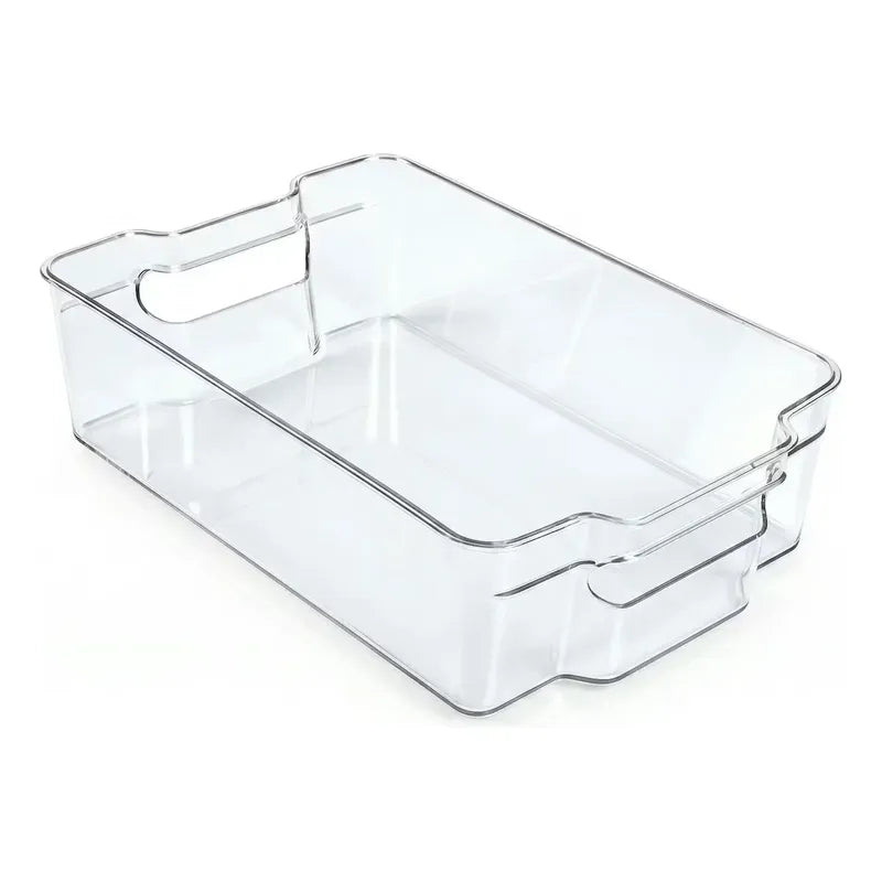 Caja Organizadora Para Refrigerador 8cmx31cmx16cm Transparente
