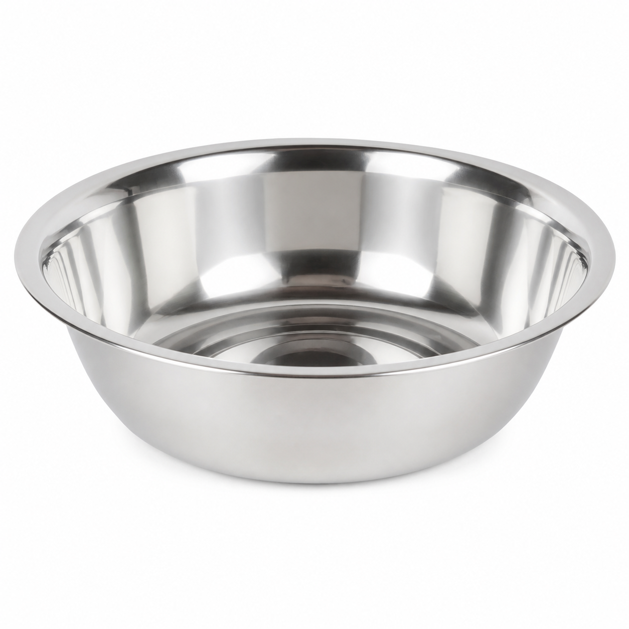 Bowl Profundo Grande en Acero Inoxidable 55cm Repostería
