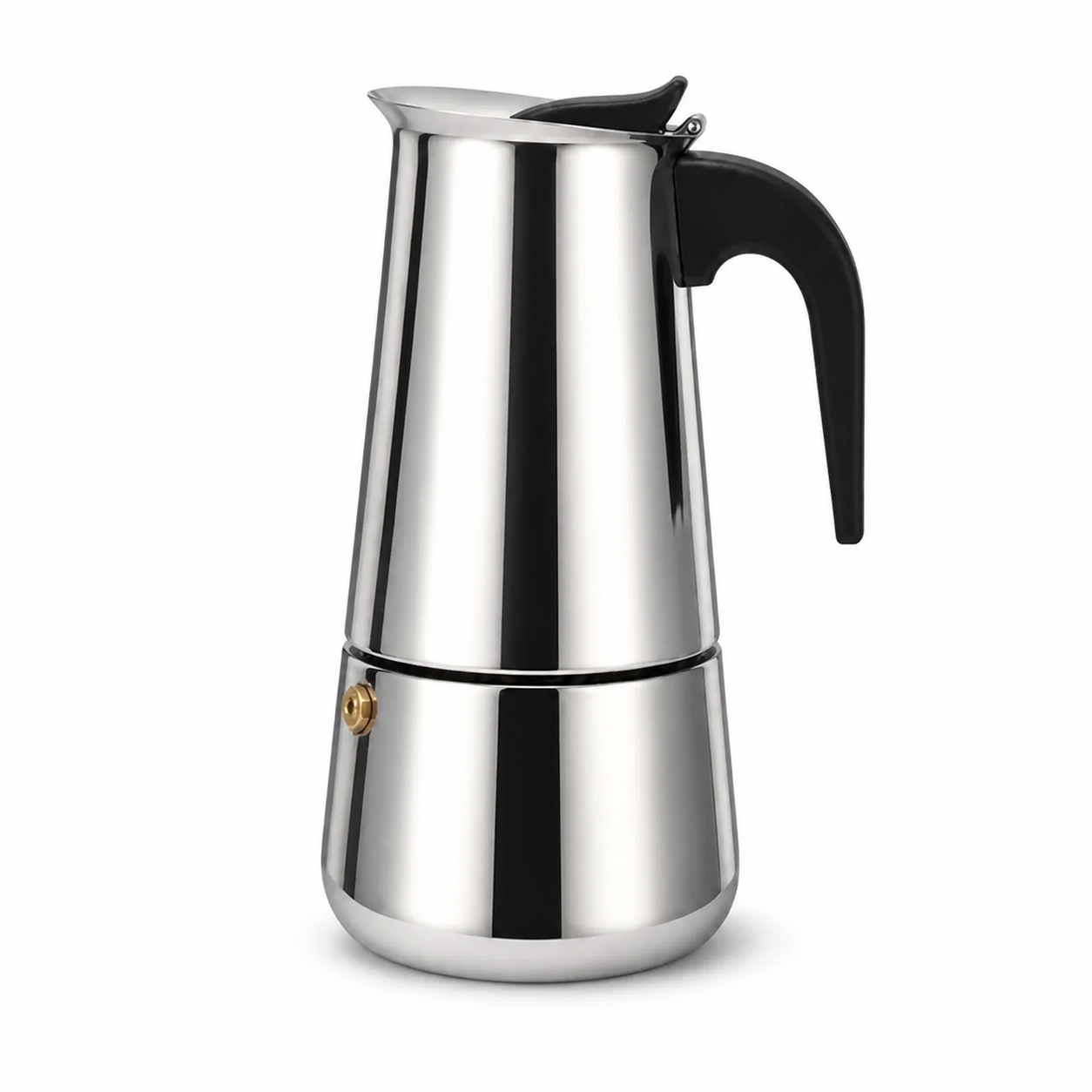 Cafetera Italiana de Acero Inoxidable 100 ml y 300 ml