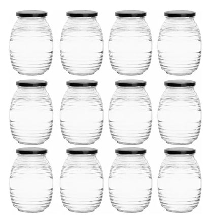 Pack 12 Frasco Conservero De Vidrio Panal 750ml
