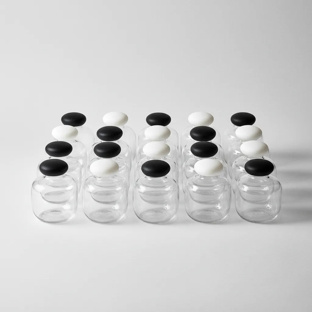 Pack 12 Botellas De Vidrio 125ml Tapa Rosca Hermética