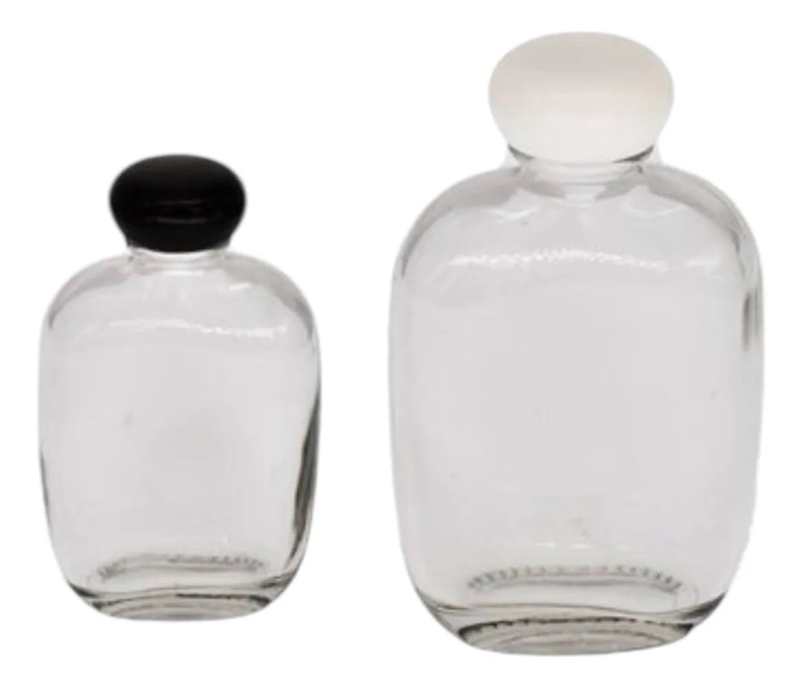 Pack 12 Botellas De Vidrio 125ml Tapa Rosca Hermética