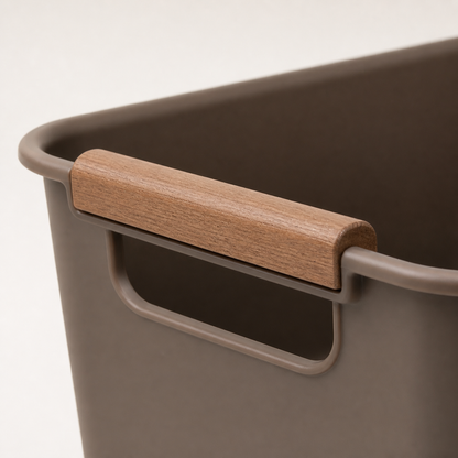Cesta Organizadora Plástica con Asas 24,5 × 17 × 10 cm - imagen 5