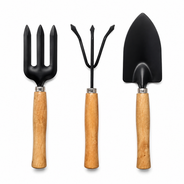 Set Herramientas Jardineria Pala Rastrillo Tridente