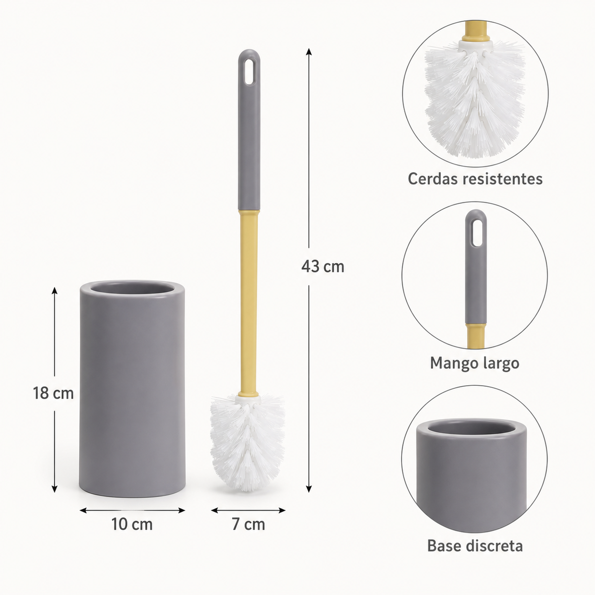 Cepillo sanitario con base - imagen 5