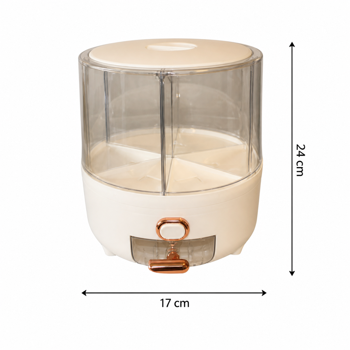 Dispensador giratorio en cocina
