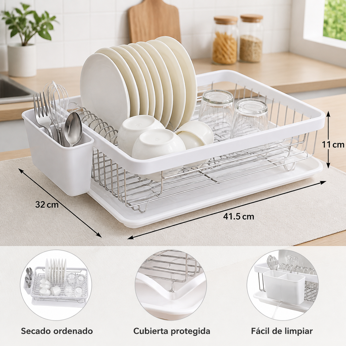 Beneficios del escurreplatos