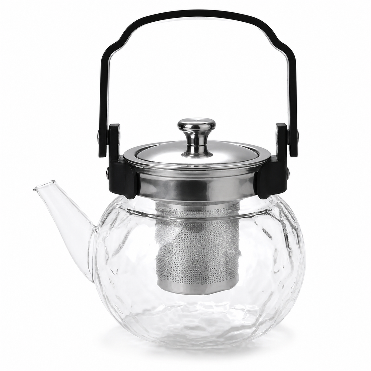 Tetera Infusor De Vidrio Té Infusor Acero Inoxidable 1.5 Lts