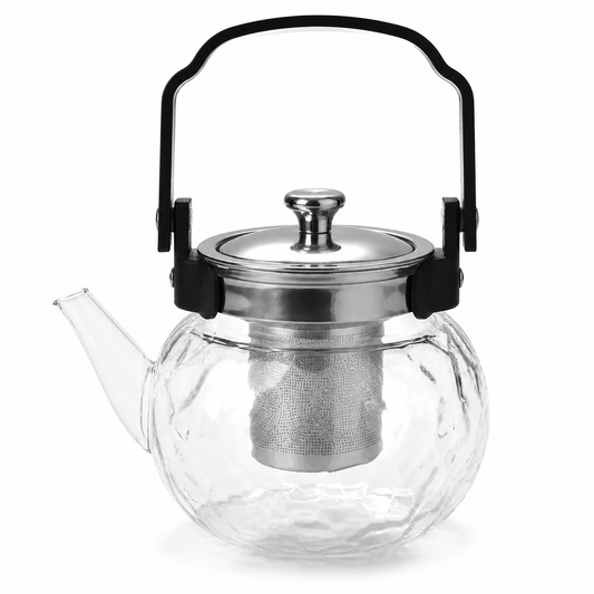 Tetera Infusor De Vidrio Té Infusor Acero Inoxidable 1.5 Lts