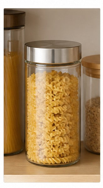 Frasco de Vidrio 800 ml con Tapa Metálica - uso 1
