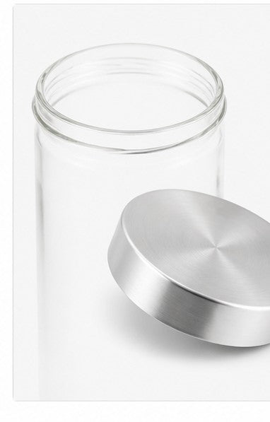 Frasco de Vidrio 800 ml con Tapa Metálica - uso 4