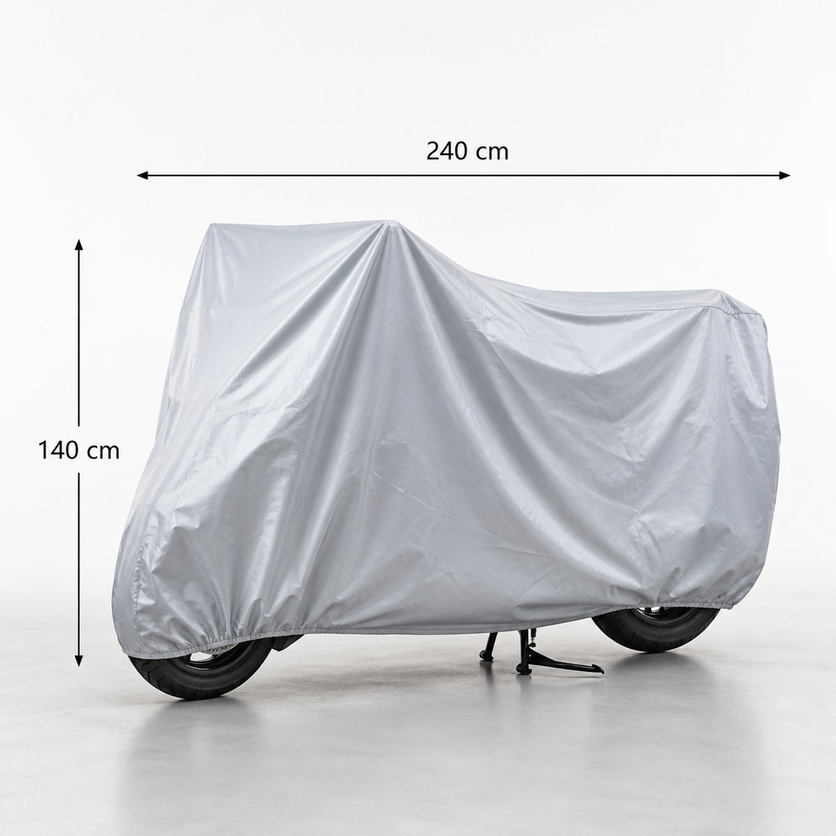Funda para motocicleta XL con medidas 240 x 140 cm