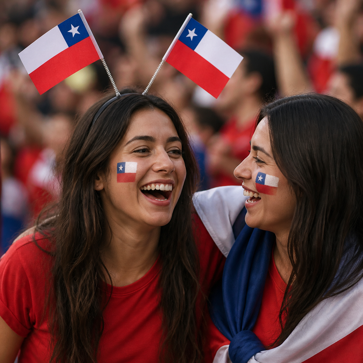 Cintillo con banderas de Chile - imagen 3