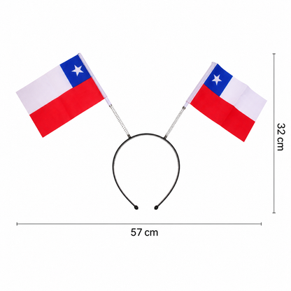 Cintillo con banderas de Chile - imagen 5
