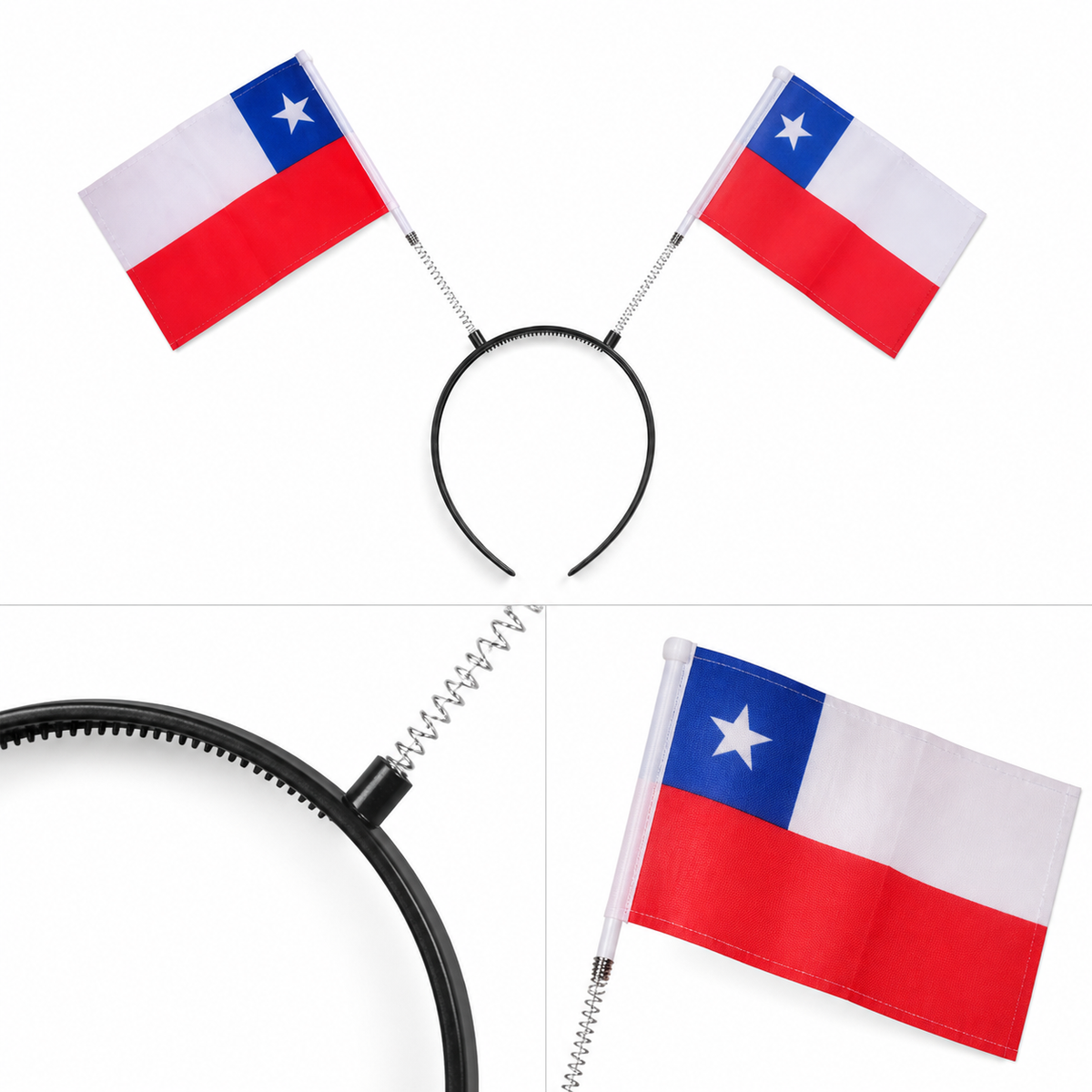 Cintillo con banderas de Chile - imagen 6