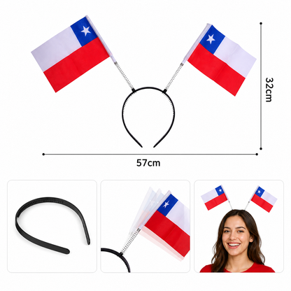 Cintillo con banderas de Chile - imagen 7