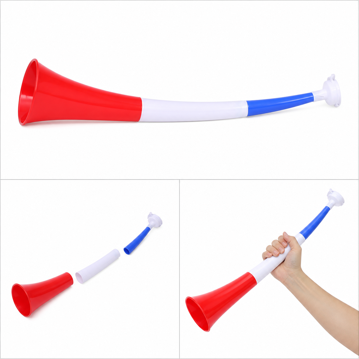 Corneta tricolor para celebraciones - imagen 7