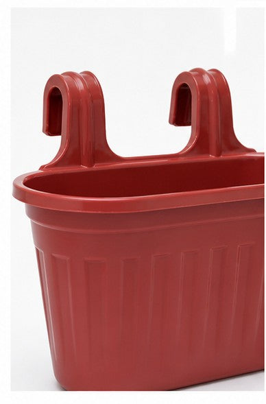 Macetero de Balcón 38 cm con Doble Gancho - uso 4