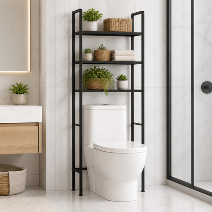 Estante Organizador sobre Inodoro 4 Niveles 155 cm - imagen 4