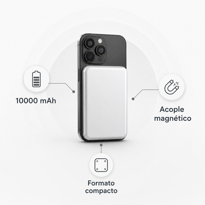 Características del power bank magnético de 10000 mAh