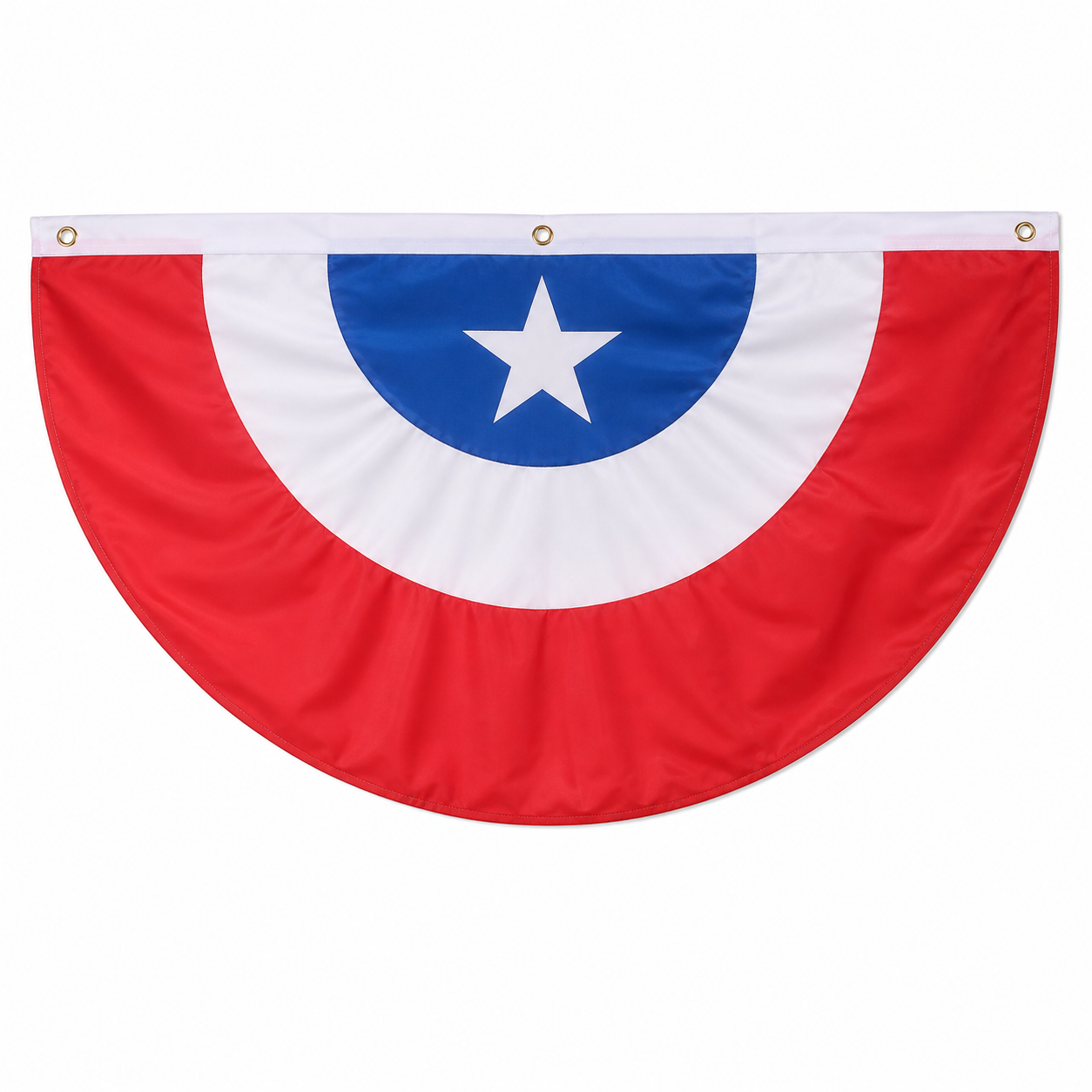 Bandera decorativa semicircular de Chile - imagen 1