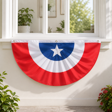 Bandera decorativa semicircular de Chile - imagen 2