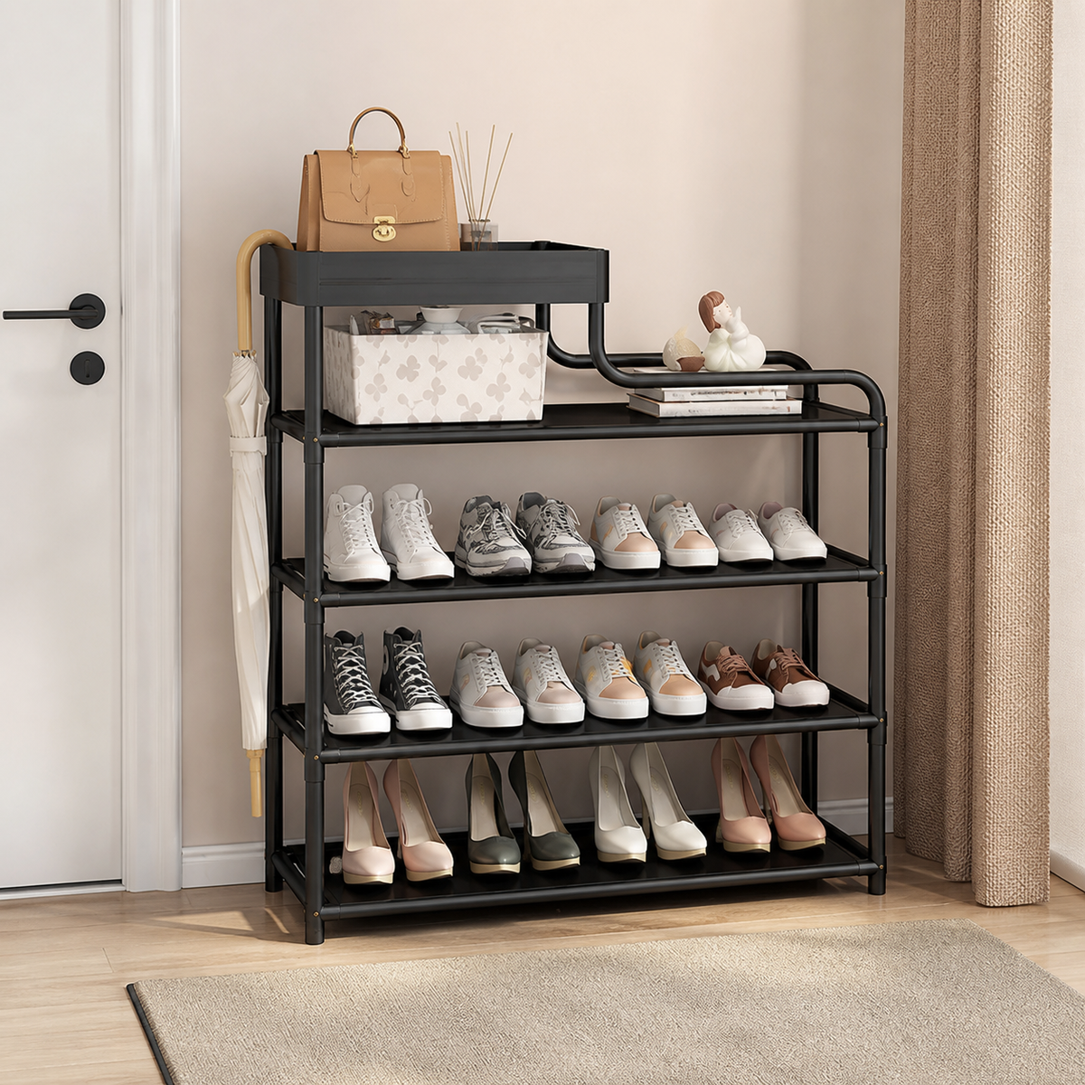 Zapatero Metálico Organizador de 5 Niveles 80 cm - imagen 4