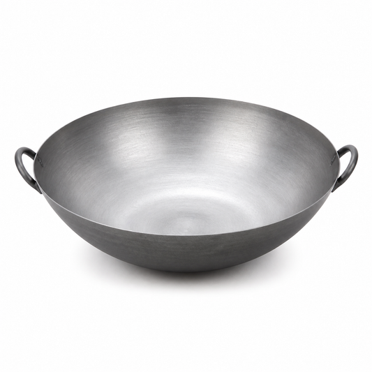 Wok de Acero con Dos Asas 45 cm Espesor 1,5 mm - portada profesional fondo blanco