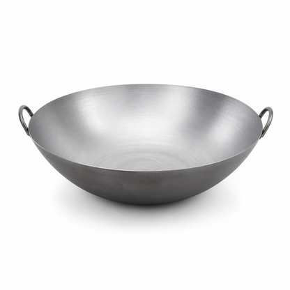 Wok de Acero con Dos Asas 55 cm Espesor 1,5 mm - portada profesional fondo blanco