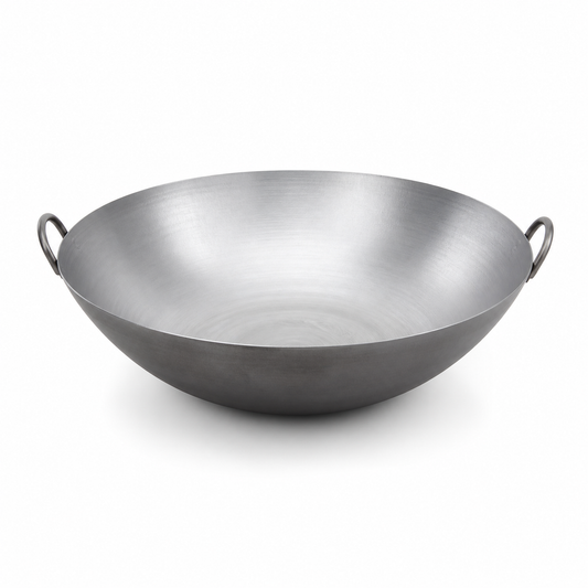 Wok de Acero con Dos Asas 55 cm Espesor 1,5 mm - portada profesional fondo blanco