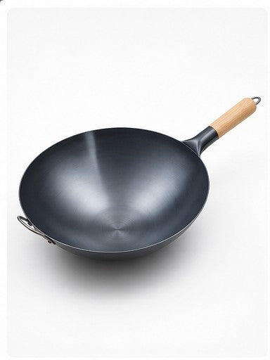 Wok de Hierro 38 cm con Mango de Madera - portada